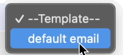 select template